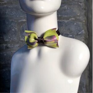 Guillotine Sculpted Bow Tie: Sage 2